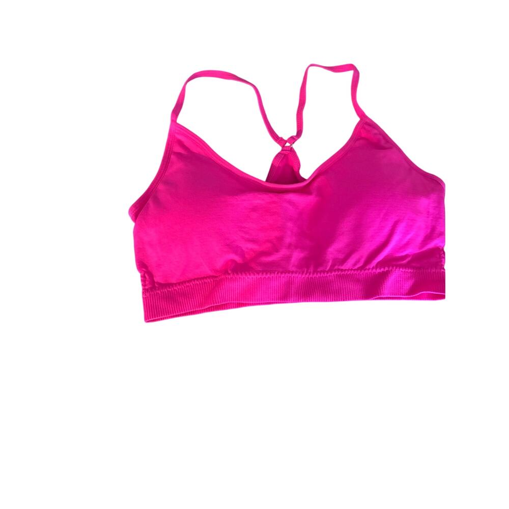 Hot Pink Padded Sports Bra Size S